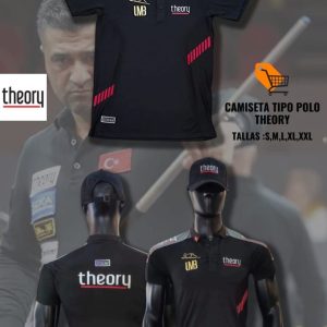CAMISETA TIPO POLO THEORY NEGRA
